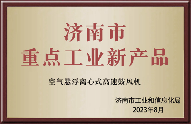 济南市重点工业新产品（空浮）